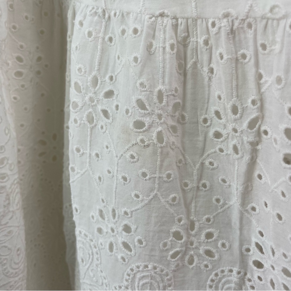 Sundance White Eyelet High-Low Dress - Picture 16 of 16